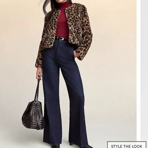 Ann Taylor Highrise Denim Trouser